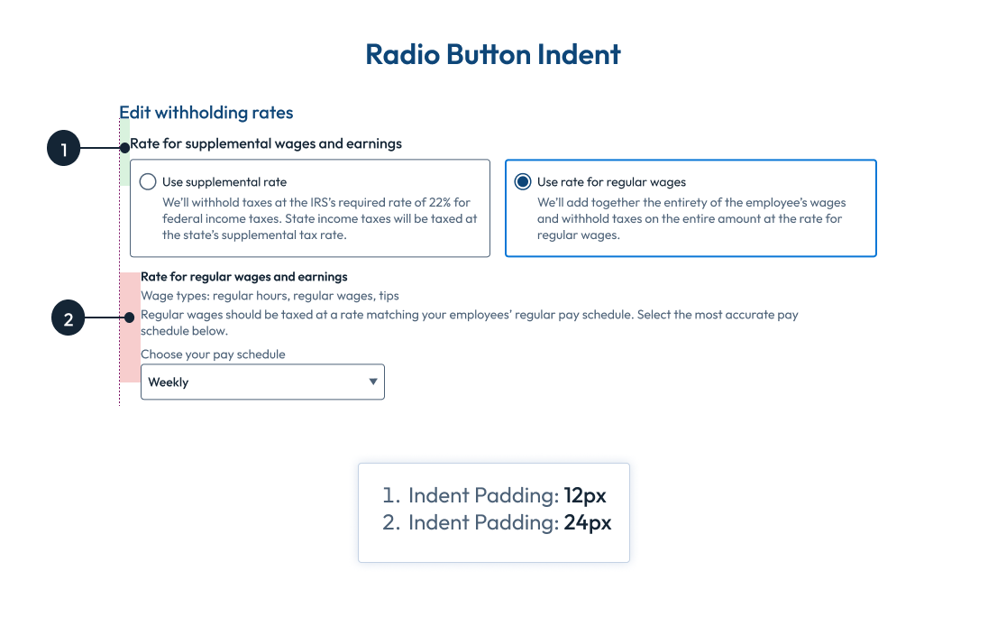 Indent